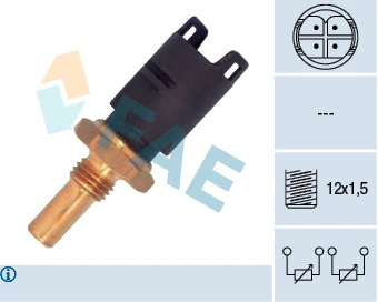 Sensor, oil temperature