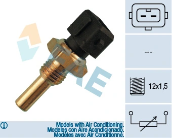 Sensor, coolant temperature
