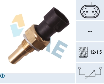 Sensor, coolant temperature