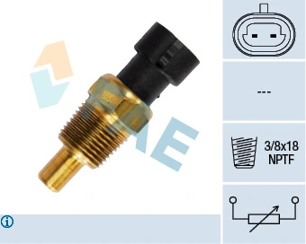 Sensor, oil temperature