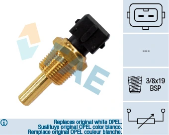 Sensor, oil temperature