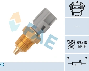 Sensor, oil temperature