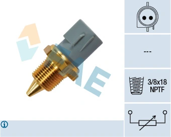 Sensor, coolant temperature