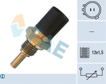 Sensor, oil temperature