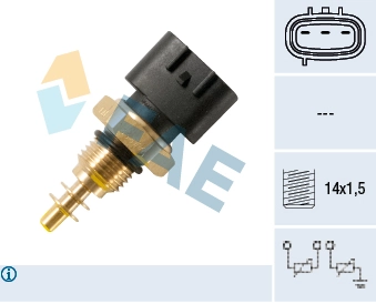Sensor, coolant temperature