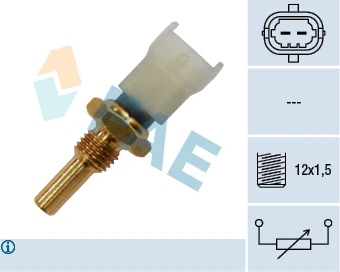 Sensor, oil temperature