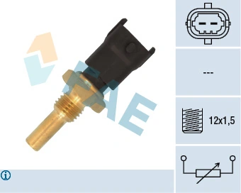 Sensor, oil temperature