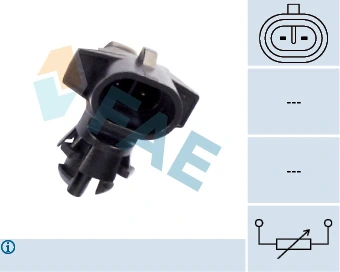 Sensor, exterior temperature
