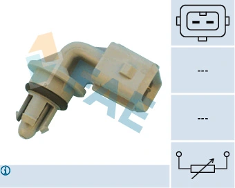Sensor, exterior temperature