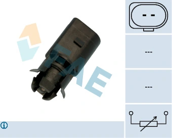 Sensor, exterior temperature