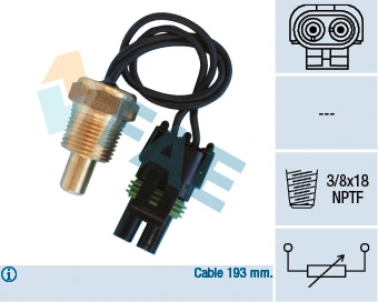 Sensor, coolant temperature