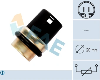Sensor, coolant temperature