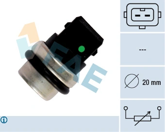 Sensor, coolant temperature