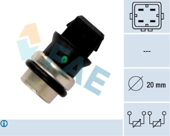 Sensor, coolant temperature