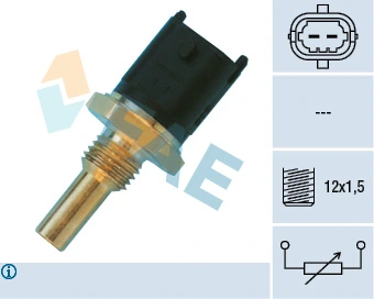 Sensor, coolant temperature