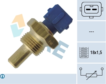 Sensor, coolant temperature