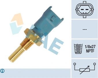 Sensor, coolant temperature