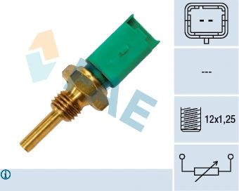 Sensor, coolant temperature