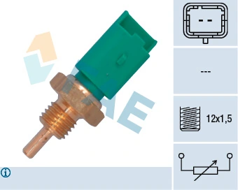 Sensor, engine bay temperature