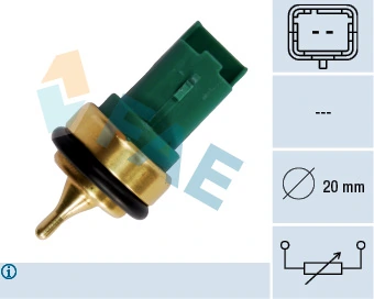 Sensor, coolant temperature