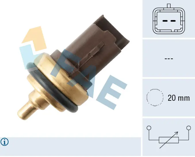 Sensor, coolant temperature