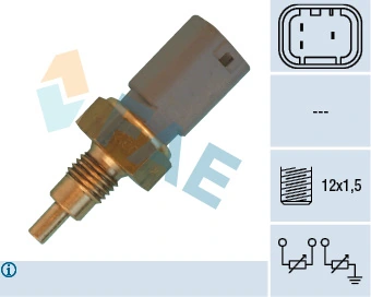 Sensor, coolant temperature