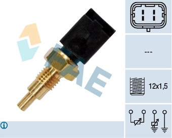 Sensor, coolant temperature