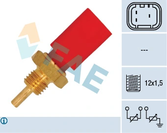 Sensor, coolant temperature