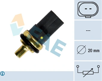 Sensor, coolant temperature