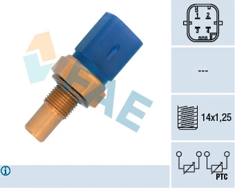 Sensor, coolant temperature