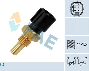 Sensor, coolant temperature