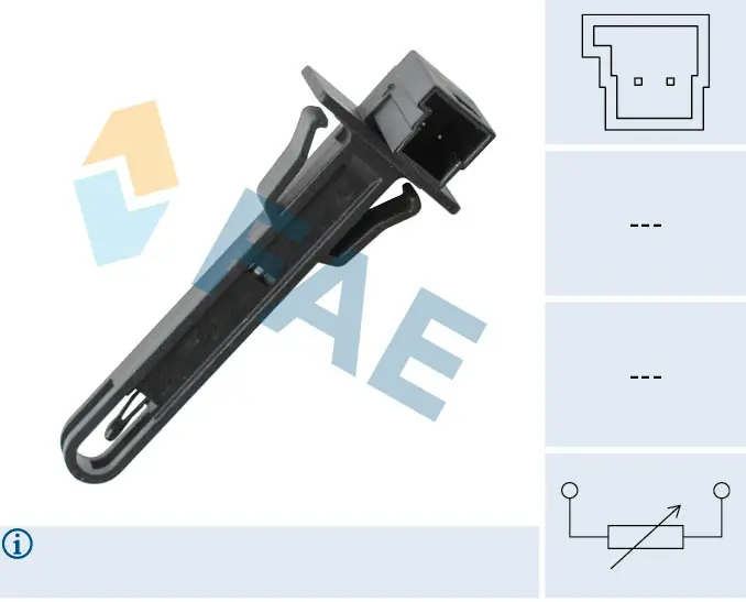 Sensor, interior temperature