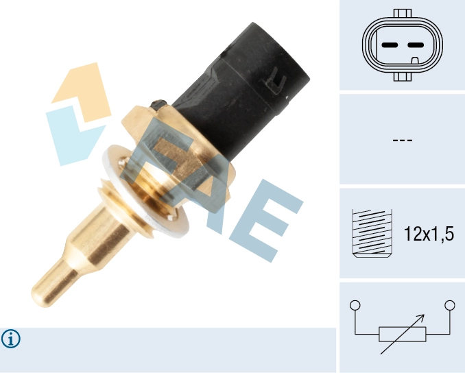 Sensor, coolant temperature