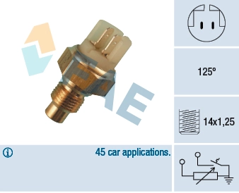 Sensor, coolant temperature