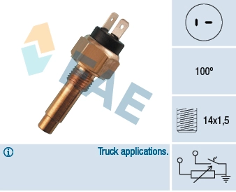 Sensor, coolant temperature