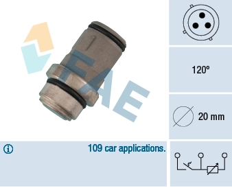 Sensor, coolant temperature