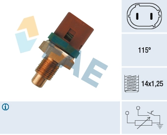 Sensor, coolant temperature