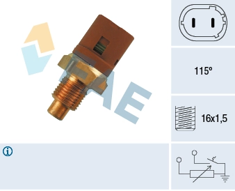 Sensor, coolant temperature