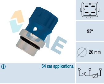 Sensor, coolant temperature