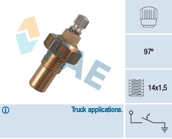 Temperature Switch, coolant warning lamp