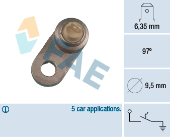 Temperature Switch, coolant warning lamp