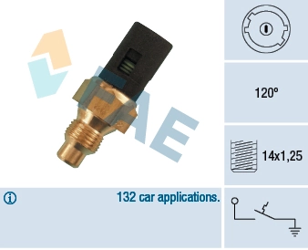 Temperature Switch, coolant warning lamp