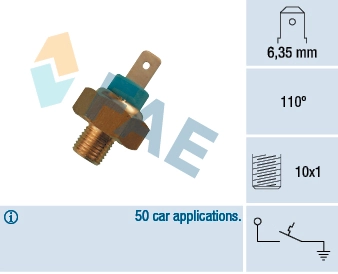 Temperature Switch, coolant warning lamp