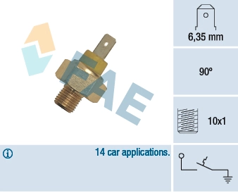 Temperature Switch, coolant warning lamp