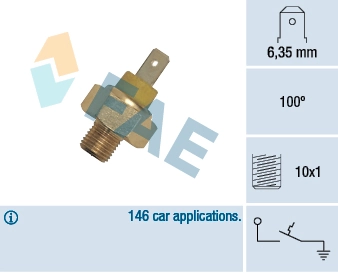 Temperature Switch, coolant warning lamp