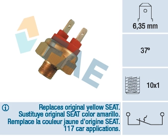 Temperature Switch, automatic choke