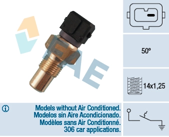 Temperature Switch, coolant warning lamp