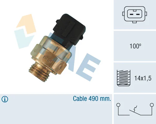 Temperature Switch, coolant warning lamp