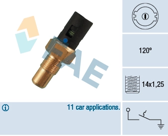 Temperature Switch, coolant warning lamp