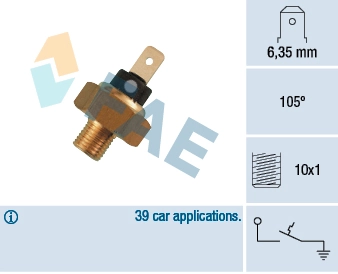 Temperature Switch, coolant warning lamp